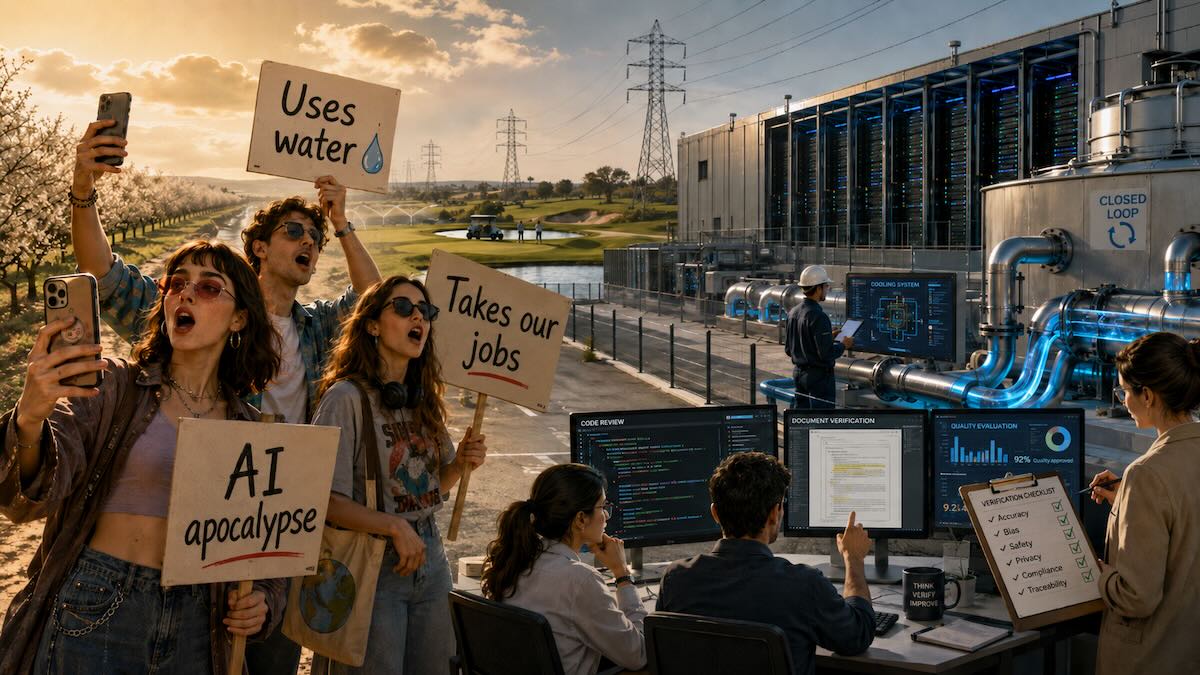 The anti-AI panic is already aging badly. Stop comparing AI to an imaginary zero-cost world